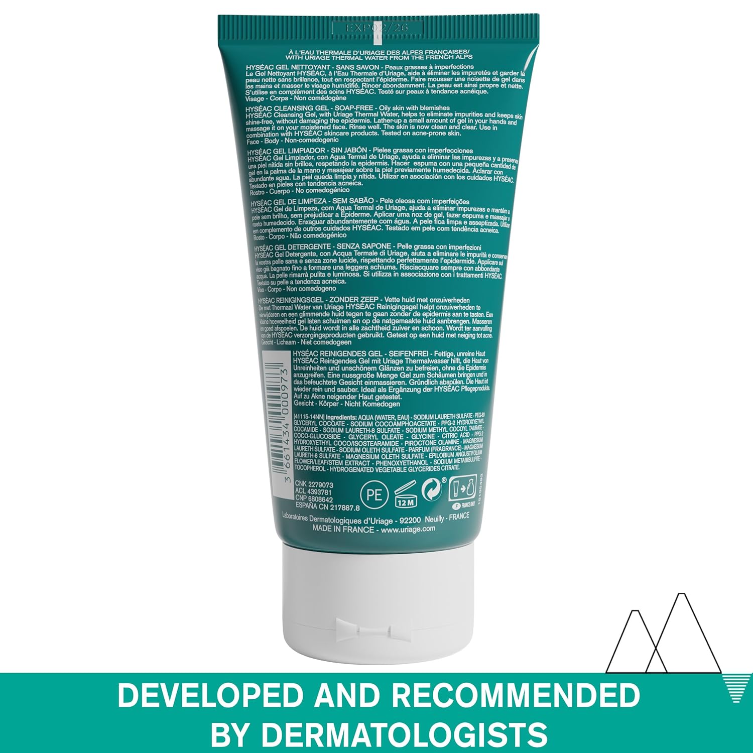 Uriage Hyseac Cleanser Gel for Oily & Combination Skin