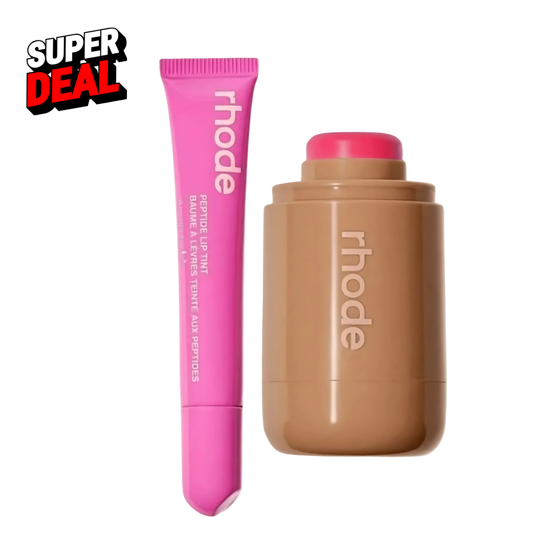 Spicy Marg Pocket Blush & Peach Pit Peptide Lip Tint Duo