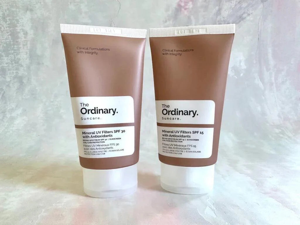 The Ordinary Sunscreen Mineral UV Filters SPF 30 sunscreen Glamour Glow